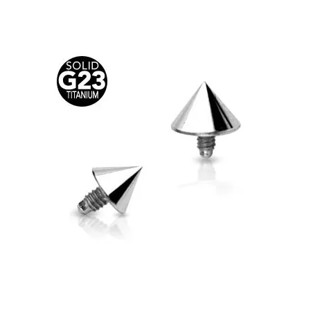 Piercing microdermal spike Titane G23