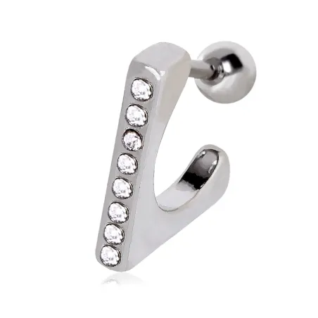 Piercing cartilage manchette multi gemmes