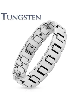 Bracelet homme tungstène liens H