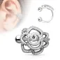 Faux piercing oreille rose