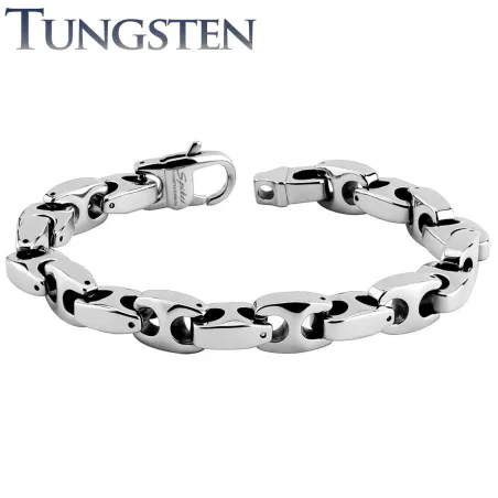 Bracelet homme tungstène liens ancre