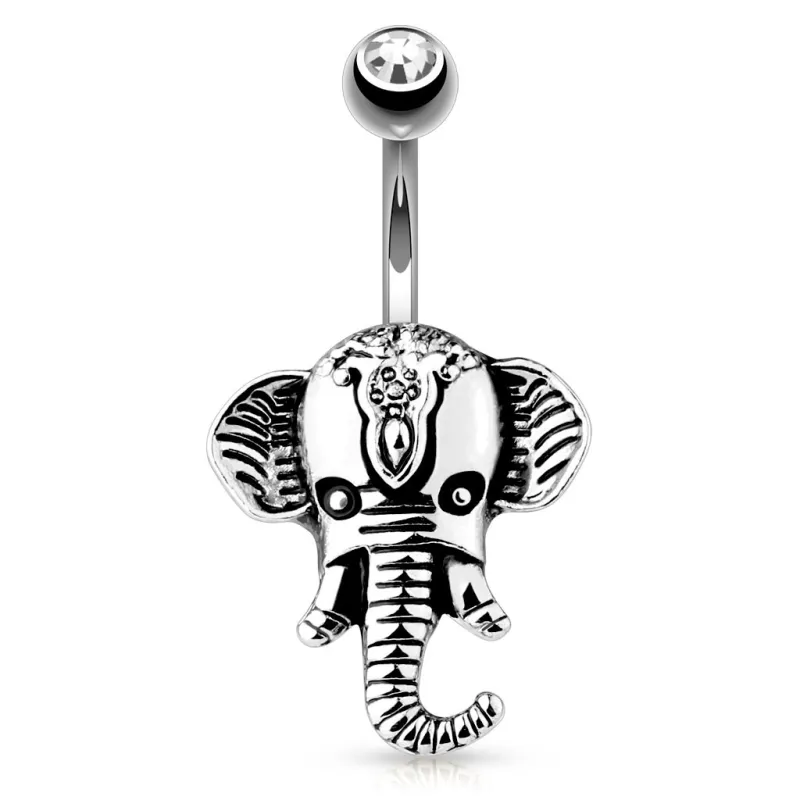 Piercing nombril éléphant