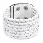 Bracelet cuir blanc 7 cordes