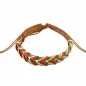 Bracelet cuir homme rasta