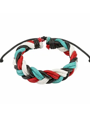 Bracelet cuir homme quatre couleurs