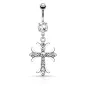 Piercing nombril croix celtique