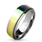 Bague homme tournante rainbow