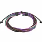 Bracelet homme cuir multicolore