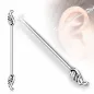 Piercing industriel oreille ailes d'ange