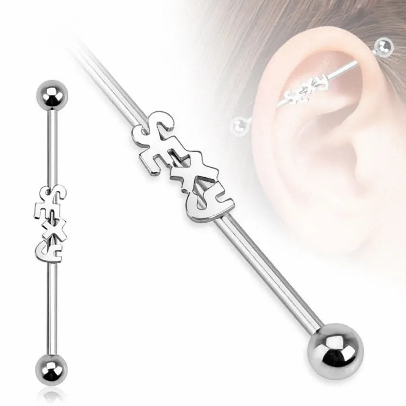 Piercing industriel oreille Sexy