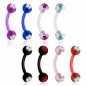 Piercing Arcade Acrylique Flexible Gemmes