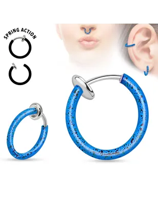 Faux piercing nez septum tâches