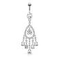 Piercing nombril chandelier