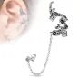 Boucle d'oreille chaine dragon