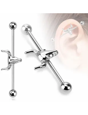 Piercing industriel taureau