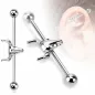 Piercing industriel oreille taureau