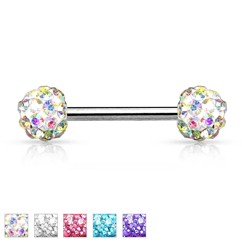 Piercing téton crystal