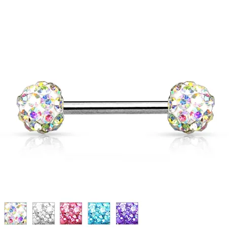 Piercing téton crystal