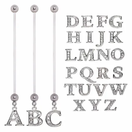 Piercing nombril de grossesse alphabet