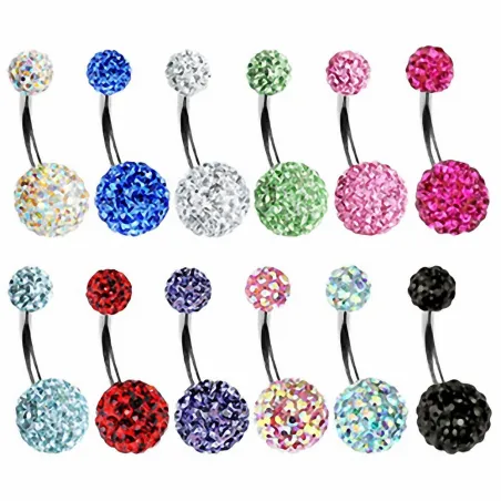 Piercing nombril Crystal Swarovski