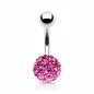 Piercing nombril Multi Crystal Férido