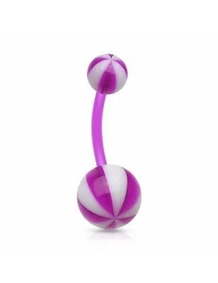 Piercing nombril Bioflex Beach Balls