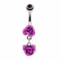 Piercing nombril Double Roses