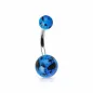 Piercing nombril Boules Fluo