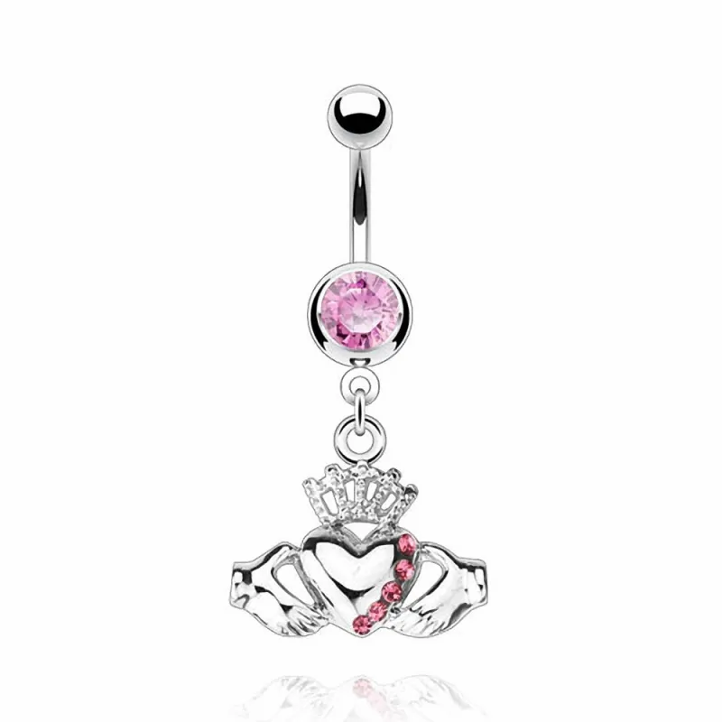 Piercing nombril Pendentif Claddagh