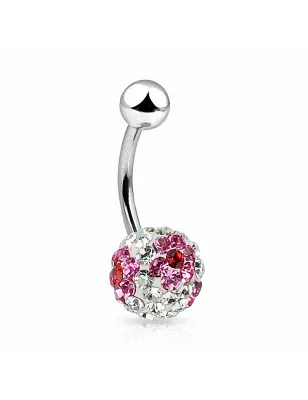 Piercing nombril Crystal Ferido Fleurs