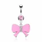 Piercing nombril Acier Pendentif Noeud Papillon