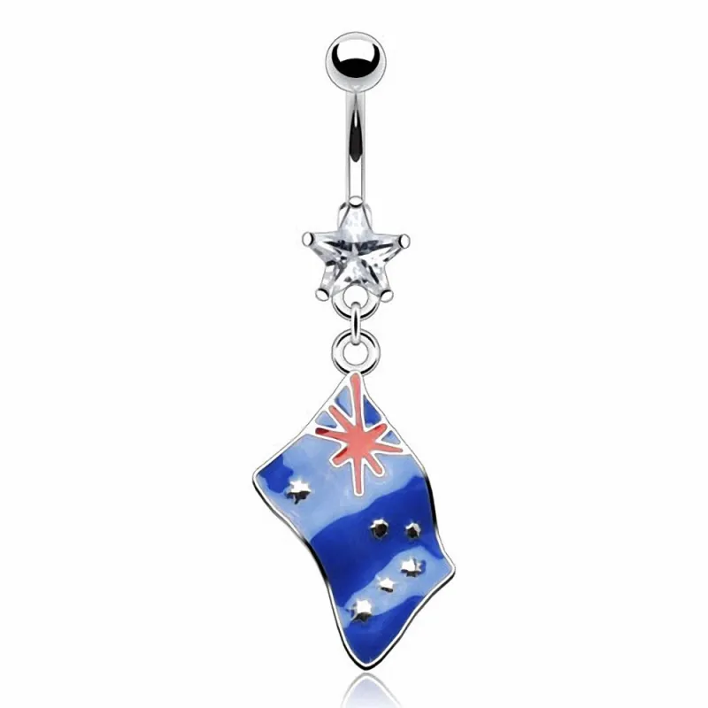 Piercing nombril Drapeau Australie