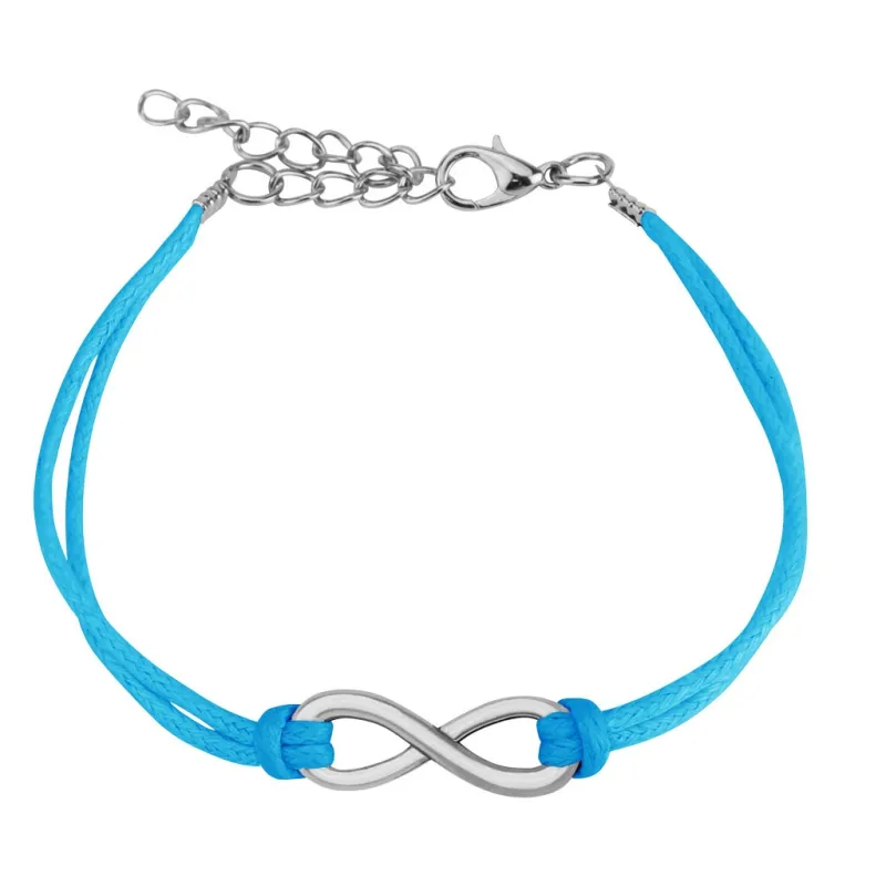 Bracelet similicuir symbole infini