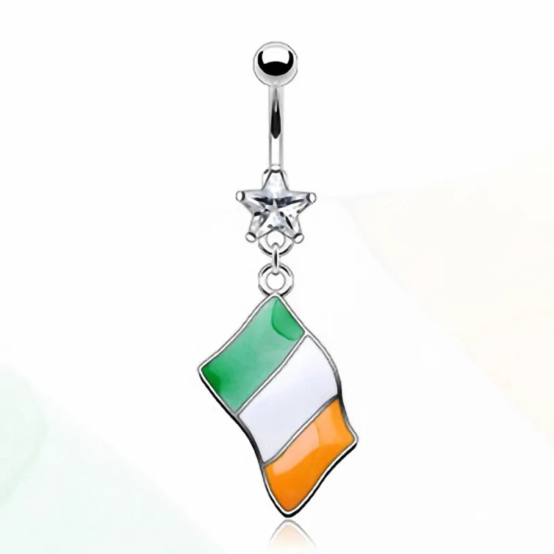 Piercing nombril Drapeau Irelande