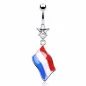 Piercing nombril Drapeau Hollande