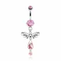 Piercing nombril ailes d'ange