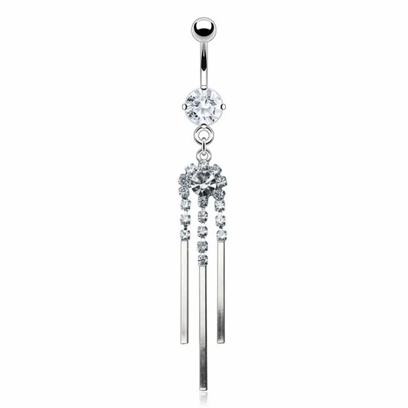 Piercing nombril carillon