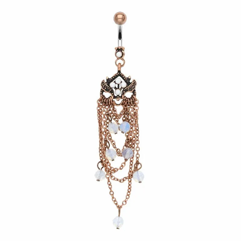 Piercing nombril vintage chandelier