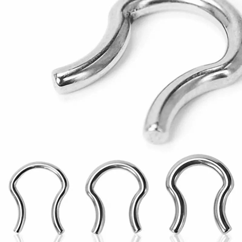 Piercing septum retainer