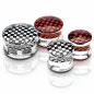 Piercing Plug Acrylique Transparent Damier