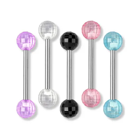 Piercing langue Disco Ball