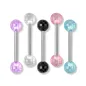 Piercing langue Disco Ball