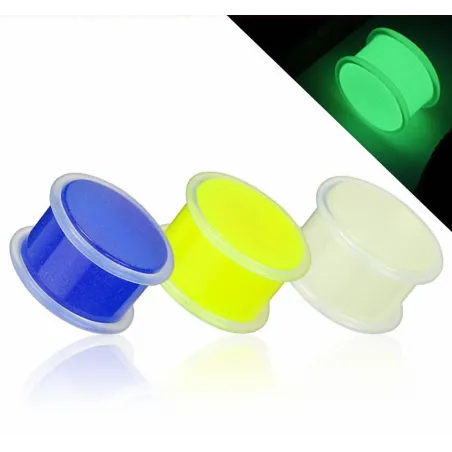 Piercing Plug Acrylique Phosphorescent dans le noir