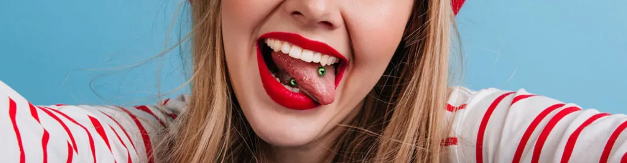 Piercing Langue Titane Anodisé - Achat | Vente Bijou Langue en Titane