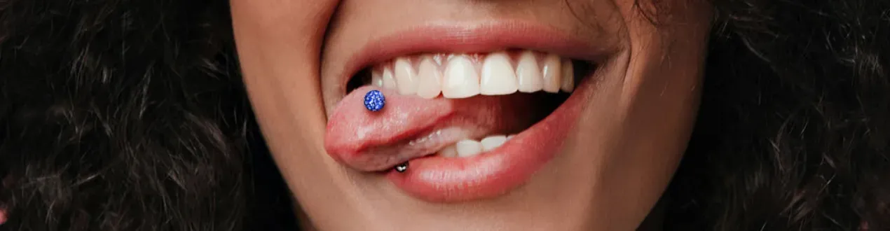 Piercing Langue Strass - Achat | Vente de Bijou Strass pour la Langue