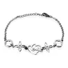 Bracelet acier Femmes