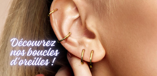 Boucles d'oreilles homme et femme